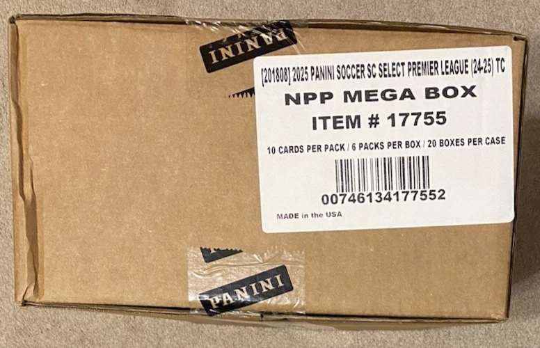 2024-25 Panini SELECT Premier League Soccer Factory Mega Box