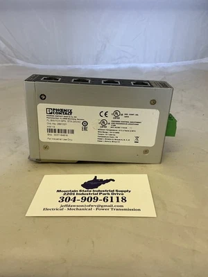 Phoenix Contact Ethernet Switch 2891021 24VAC 24VDC 5-Port FREE SHIPPING - Image 1 of 4