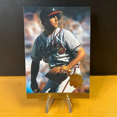 1994 Upper Deck GOLD Greg Maddux + Steve Avery #18 All-Star Jumbos Braves - Image 1 of 4