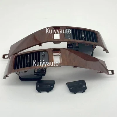 Panel de acabado de ventilación de aire de instrumento adorno para Lexus GX470 2003-2009 Toyota Prado Foto 1 de 4