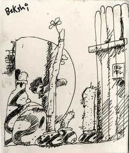 AUTOGRAPHED, ORIGINAL RALPH BAKSHI DOODLES - Picture 1 of 1