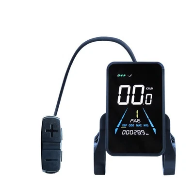 Waterproof Electric Bicycle LCD Instrument Panel with Dual Speed Cadence Sensor - Image 1 of 4