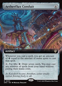 [MTG] Aetherflux Conduit (Extended Art) (0033) (DRC) NM - Picture 1 of 1