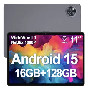 DOOGEE U11 11 Inch Android 15 Tablets 16GB+128GB/2TB 8580mAh 90 Hz Tablet PC - Picture 1 of 9