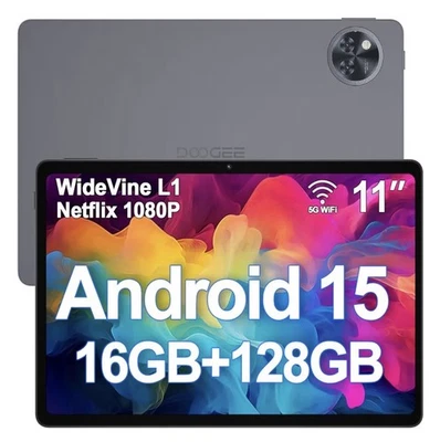 DOOGEE U11 11 Inch Android 15 Tablets 16GB+128GB/2TB 8580mAh 90 Hz Tablet PC - Image 1 of 4