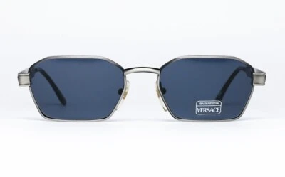 VINTAGE SUNGLASSES GIANNI VERSACE S59 943 MEDUSA BRUSHED METALLIC S93 NOTORIOUS - Image 1 of 4