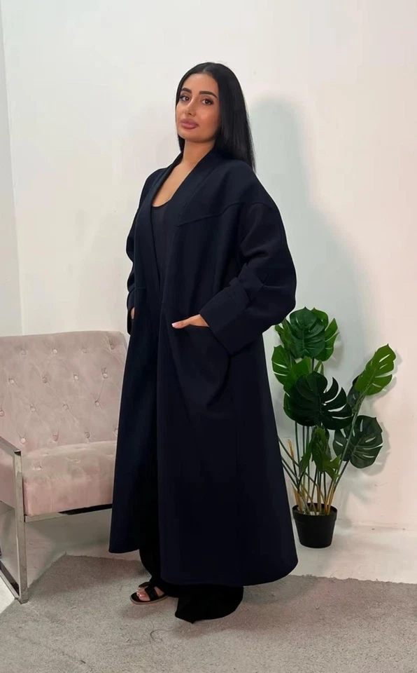 Women's Oversized Long Sleeve Italian Batwing Jacket Ladies Baggy Waterfall Coat - Image 1 of 1