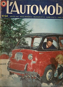 L'AUTOMOBILE 165 1960 MOTEUR ROTATIF WANKEL ESSAI AC ACE BRISTOL PANHARD PL17 - Bild 1 von 2