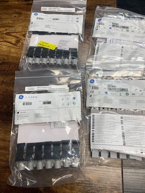 GE Wide Mouth ECG Clip Set of 14