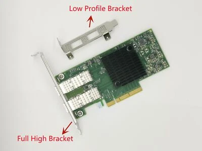 Mellanox CX4121A MCX4121A-ACAT 25GbE Dual-Port SFP28 PCIe 3.0 Adapter Card US - Image 1 of 4