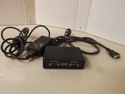 Extron P/2 DA2 PLUS Dual Output VGA/DVI Distribution Amplifier Splitter - Image 1 of 4
