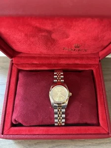 Rolex Oyster Perpetual 7619332 Gold and Silver Jubilee Bracelet with Gold Bezel - Picture 1 of 11