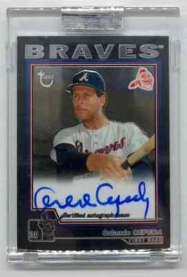 2004 Topps Retired Signature Edition Orlando Cepeda Autograph Auto #TAOC Braves - Image 1 of 2