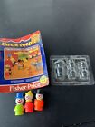 3 VINTAGE FISHER PRICE LITTLE PEOPLE CIRCUS CLOWNS ALL DIFFERENT 
