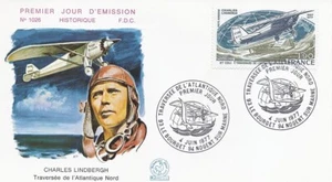 FRANCE C49  LINDBERGH FLIGHT - Unknown French cachet - Picture 1 of 1