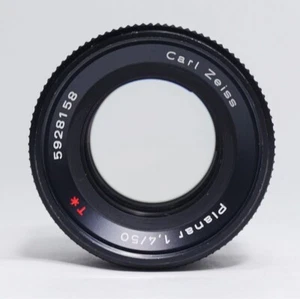 Contax Carl Zeiss Planar 50mm f/1.4 AEJ C/Y Mount MF Lens From JAPAN - Picture 1 of 7