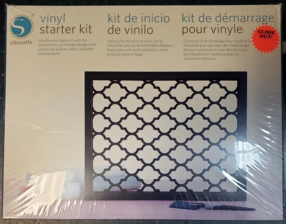Silhouette Vinyl Starter Kit Bundle - New Sealed - Image 1 of 3