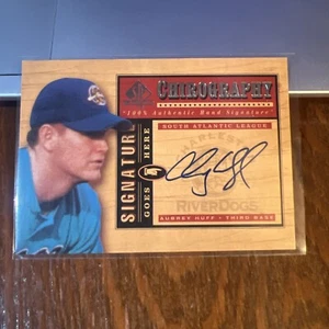 Aubrey Huff 2000 SP Top Prospects Chirografia Autografo Auto Orlando Rays #AH - Foto 1 di 4