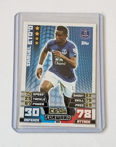 Samuel Eto'o 2014-15 Topps Match Attax Everton #105 - Picture 1 of 5