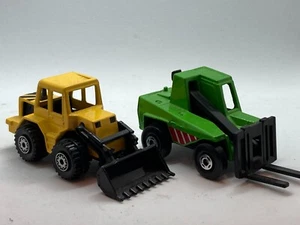 Siku 802 803 Matchbox Lader Gabelstapler Stapler forklift SELTEN - Bild 1 von 4