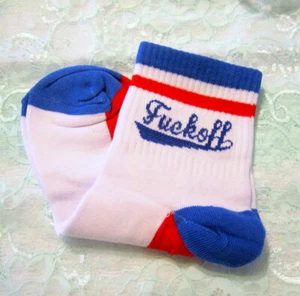 F*ck Off Socken *B-WARE* Damen Mädchen Unisex - Bild 1 von 7