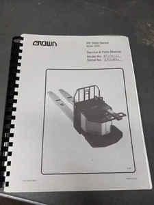 Crown PE 3000 Series Model 3500 Service & Parts Manual - Picture 1 of 8