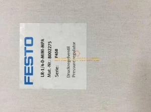 ONE FESTO LR-1/4-D-MINI-MPA 8002275 pressure reducing valve New IN Box - Picture 1 of 1