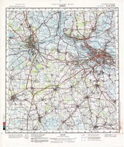 Mapas topográficos militares soviéticos rusos - BREMEN (Alemania), 1:200 000, edición 1987 - Imagen 1 de 8