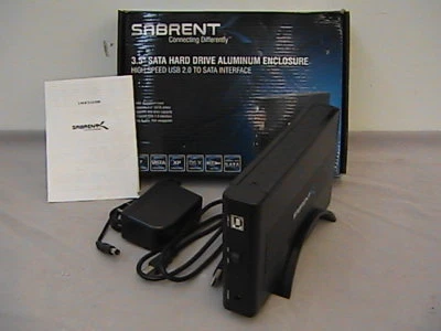  Sabrent EC-STUK  enclosure USB 2.0 to SATA interface with 1 TB HD  - Image 1 of 4