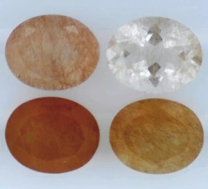 CUARZO RUTILADO BRONCEADO 10 x 8 MM CORTE OVALADO TODO NATURAL VENDIDO POR PIEDRA F-466 - Imagen 1 de 1