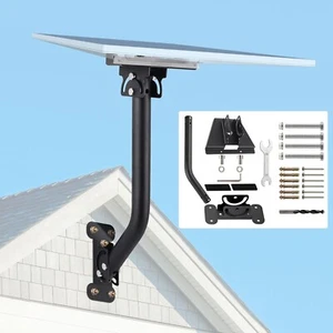 Uchwyt Starlink Gen 3, regulowany 180°, wytrzymały metal, czarny, uchwyt ścienny/dachowy - Zdjęcie 1 z 7