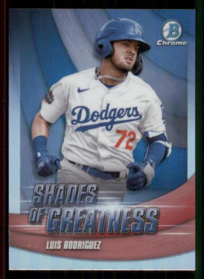 2022 Bowman Chrome Shades of Greatness #SG28 Luis Rodriguez - Image 1 of 2