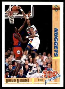 Upper Deck 1991-92 Dikembe Mutombo NBA Top Prospects RC #446 - Foto 1 di 2