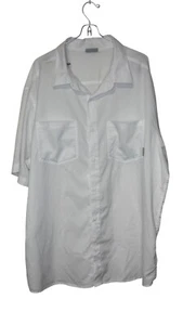 Columbia Men's Shirt Fishing Lightweight Short Sleeve Outdoor Pocket White Sz.XL - Picture 1 of 10
