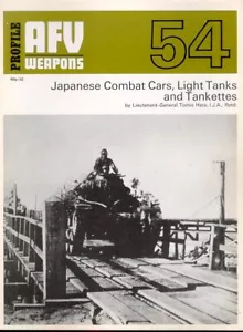 AFV PROFILE 54 WW2 JAPANESE COMBAT CARS, LIGHT TANKS & TANKETTES TYPE 92 TYPE 95 - Picture 1 of 3