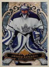 2007-08 ANDREW RAYCROFT UPPER DECK ARTIFACTS GOALIE CARD #29 TORONTO MAPLE LEAFS