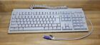 Vintage 1980s Packard Bell Clicky Mechanical Keyboard 5131C PS/2 White - VG Rare