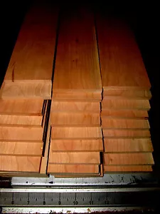 TWENTY (20) THIN, KILN DRIED, SANDED CHERRY 12 X 4 X 1/8" LUMBER WOOD - Picture 1 of 1