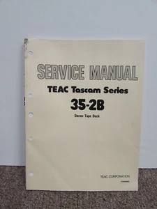 TEAC TASCAM SERVICE MANUAL 35-2B STEREO TAPE DECK  - Picture 1 of 3