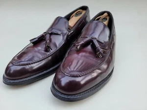 WOW Florsheim Royal Imperial Men Dress Shoes 12 AA Cordovan Tassel Loafer 336878 - Picture 1 of 12
