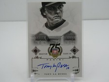 TONY LA RUSSA 2014 HALL OF FAME BASEBALL 75TH ANNIVERSARY AUTOGRAPH AUTO! 