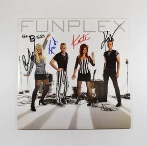 B-52s Pierson Schneider Strickland Wilson Autographed Signed Album LP Record JSA - Picture 1 of 4