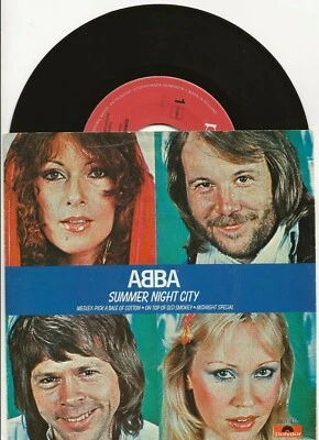 ABBA SUMMER NIGHT CITY ORIGINAL SINGLE FROM NETHERLANDS - Image 1 of 2