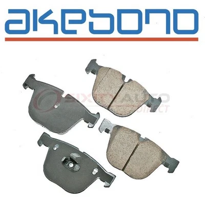 Akebono EURO Rear Disc Brake Pad Set for 2004-2006 BMW 760i - Braking zo - Image 1 of 4