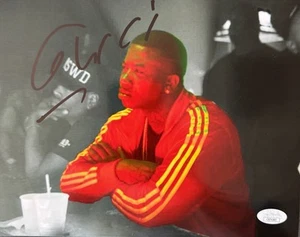 Foto firmada por Gucci Mane 8x10 de rapero autografiada certificado de autenticidad JSA rap Spring Breakers película - Imagen 1 de 2