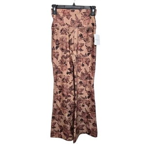 Beyond Yoga Floral Print High Waisted Flare Leggings Pants Small NWT - Picture 1 of 7