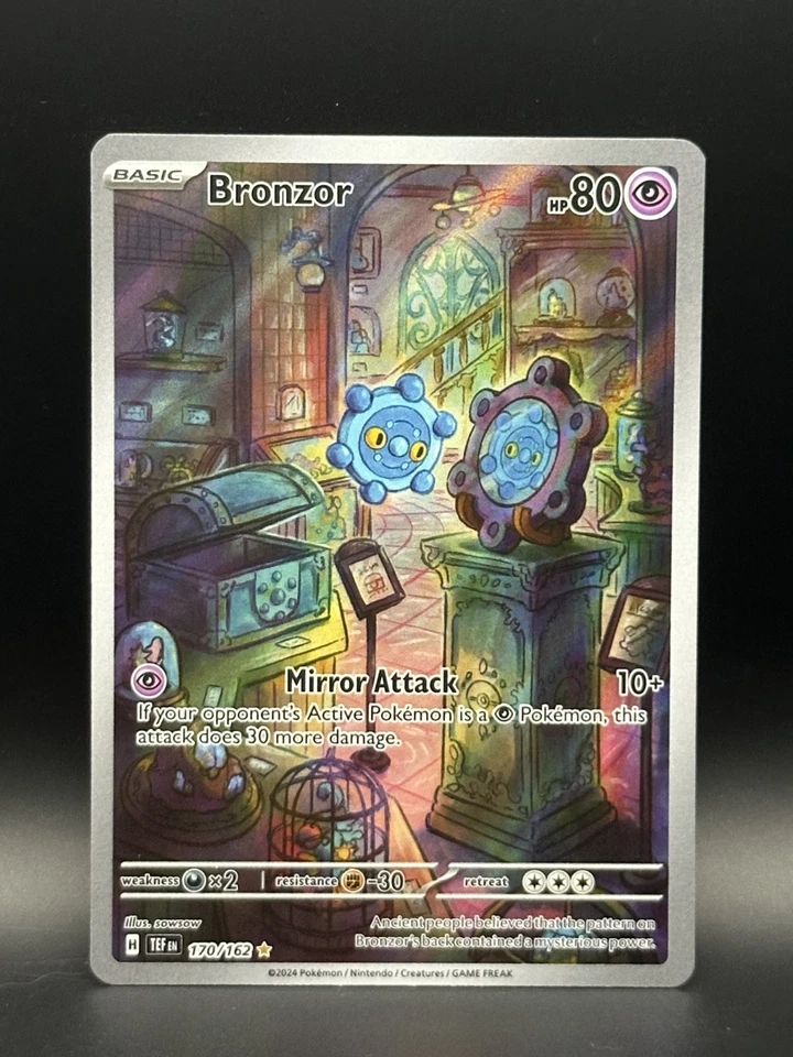 Bronzor 170/162 - SV05: Temporal Forces Holo - Pokemon TCG - NM - Image 1 of 4