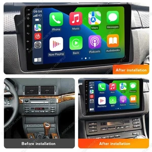Radio de coche apta para BMW E46 M3 X5 1998-2006 reproductor de vídeo multimedia navegación GPS - Imagen 1 de 28
