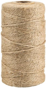 Natural Jute Twine String 656 Feet 2Mm Twine for Crafts Gift Wrapping  - Picture 1 of 23