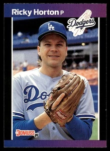 1989 Donruss #582 Ricky Horton "LEAF, INC." & "*Denotes - Picture 1 of 2